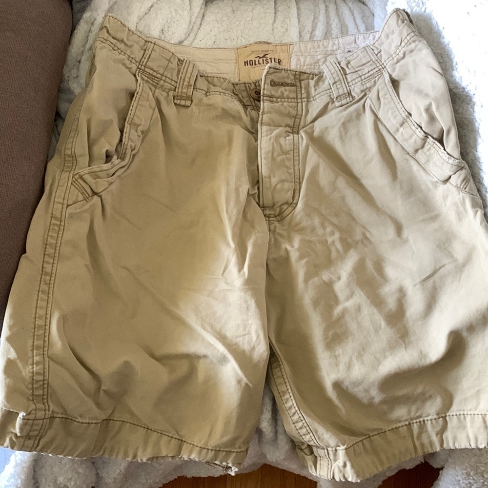 2 pairs Hollister flat front shorts